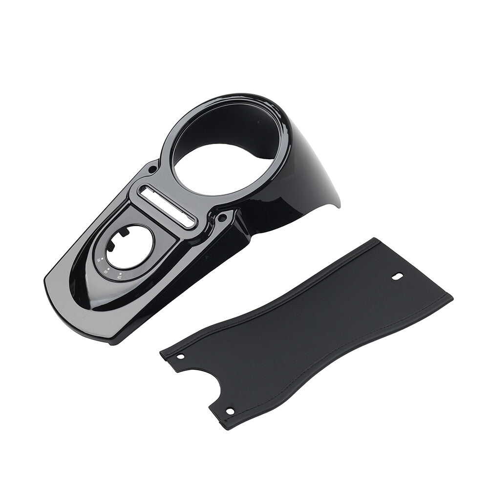 Motorcycle Fuel Tank Console Gas Tank Panel Bib for Harley Dyna FXDF FXDB