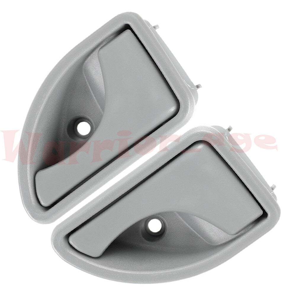 Pair Gray Door Handle Inner Handles for Renault Twingo I Front RightLeft Q