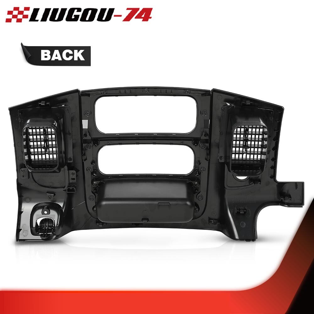 Fits 2002 - 2005 for Dodge for Ram 1500 2500 3500 Dash Radio Bezel AC Vent Panel Trim - v