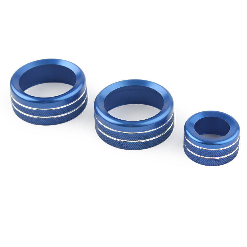 Air Condition Knob Switch Trim Cover Ring Blue for BMW GT X1 X3 X4 X5 X6 2013-18