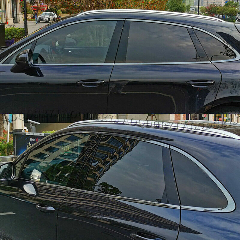 for Porsche Macan 2014-2019 Glossy Black Window Moulding Pillar Sill Trim Cover
