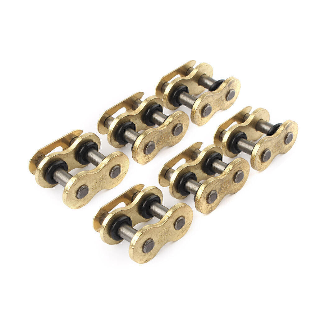 6PCS 530HV Master Chain Connector Link With O-rings Motorcycle Dirt Pit Bike mo Q