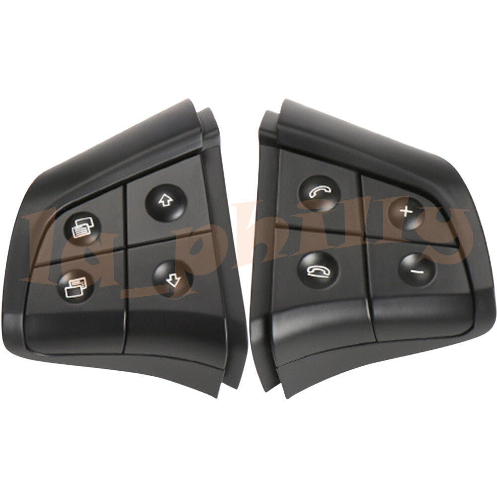 1 Pair Fit for Mercedes-Benz W164 W251 W245 Steering Wheel Switch 4 Button Black