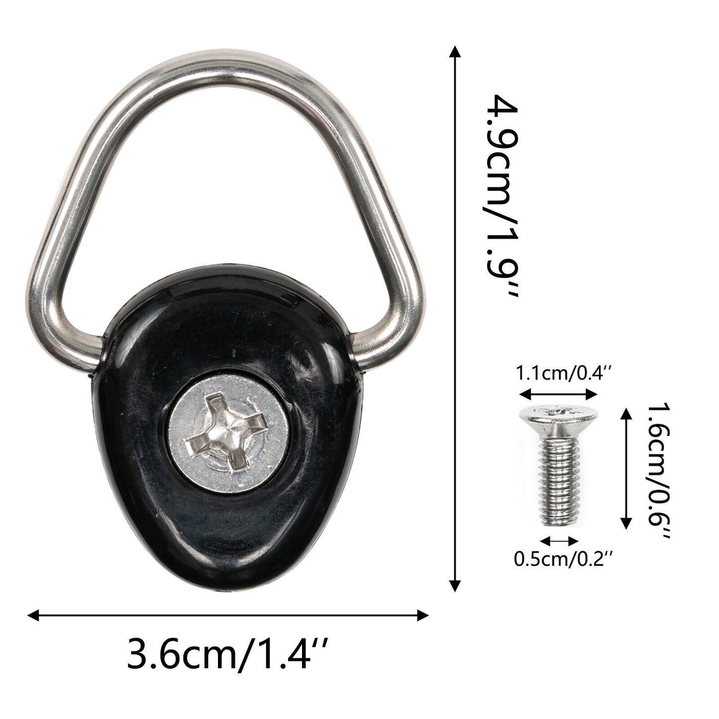 5 D-Ring Tie Bottom Anchor Pendant Cargo Truck for Suzuki for Jimny 2019-22