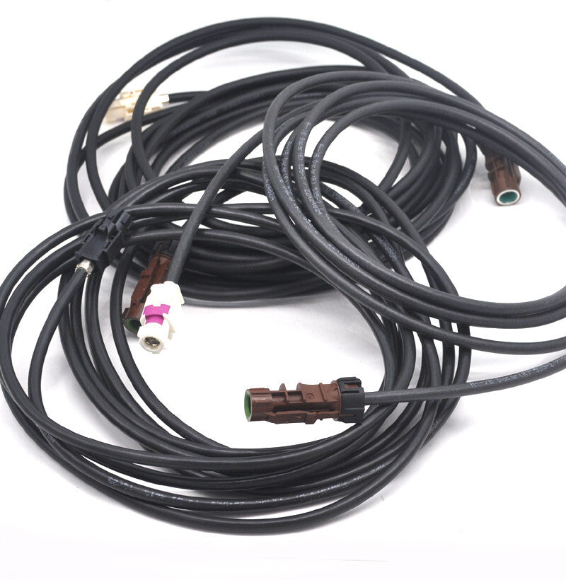 4x SURROUND Side Front Rear CAMERA CONNECT cable for MERCEDES W205 W222 W213 GLC v