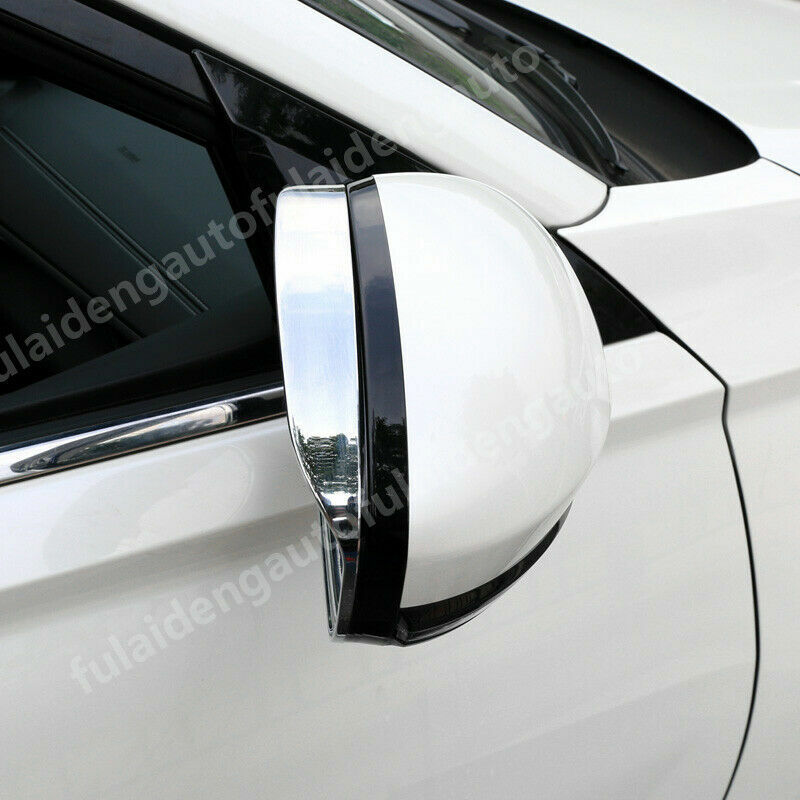 2For for Nissan Teana Altima 2019-2023 Chrome ABS Rearview Mirror Rain Eyebrow Frame