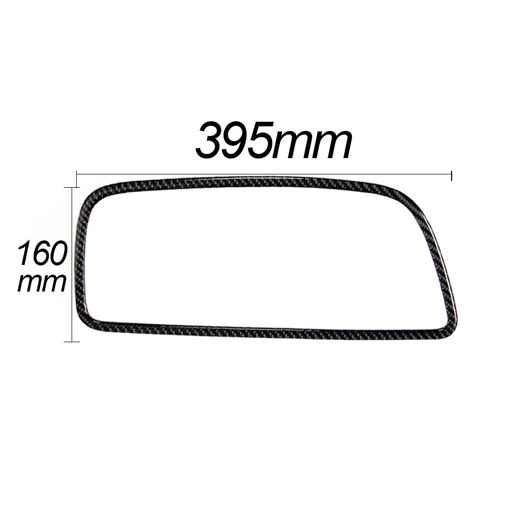 2X Carbon Fiber Driver Side Decorative Cover Trim For 718 2016-2022 v