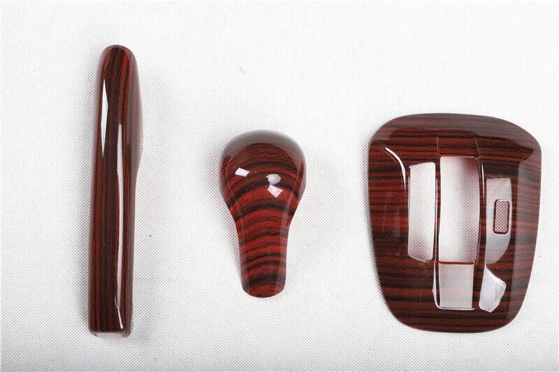 Wood Grain Look Gear Shift Panel Cover Trim for Honda Accord 2008-2012