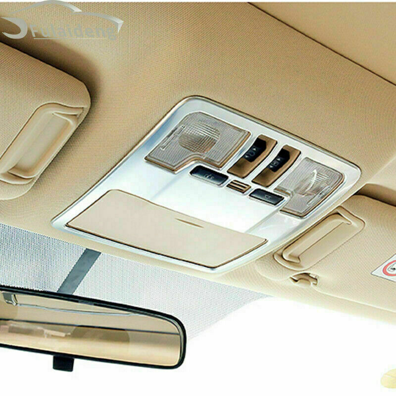 1X Silver Interior Reading Light Lamp Cover Trim for Toyota Highlander 2014-2019