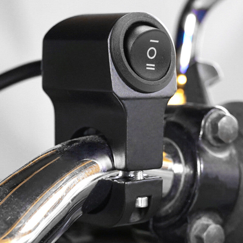 Waterproof Motorcycle Handlebar 7/8 ON OFF Switch ATV Headlight Fog Spot Light