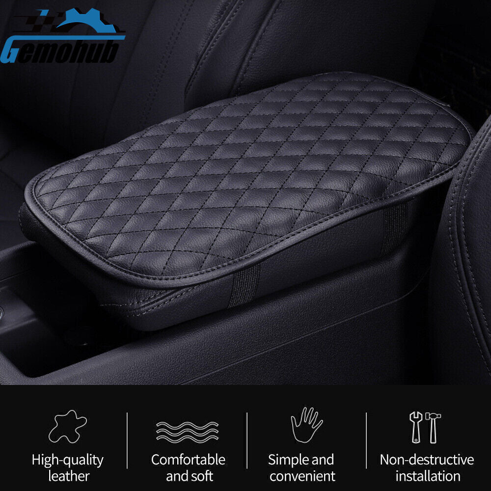 Universal Car Armrest Cushion Cover Center Console Box Protector Pad Accessories