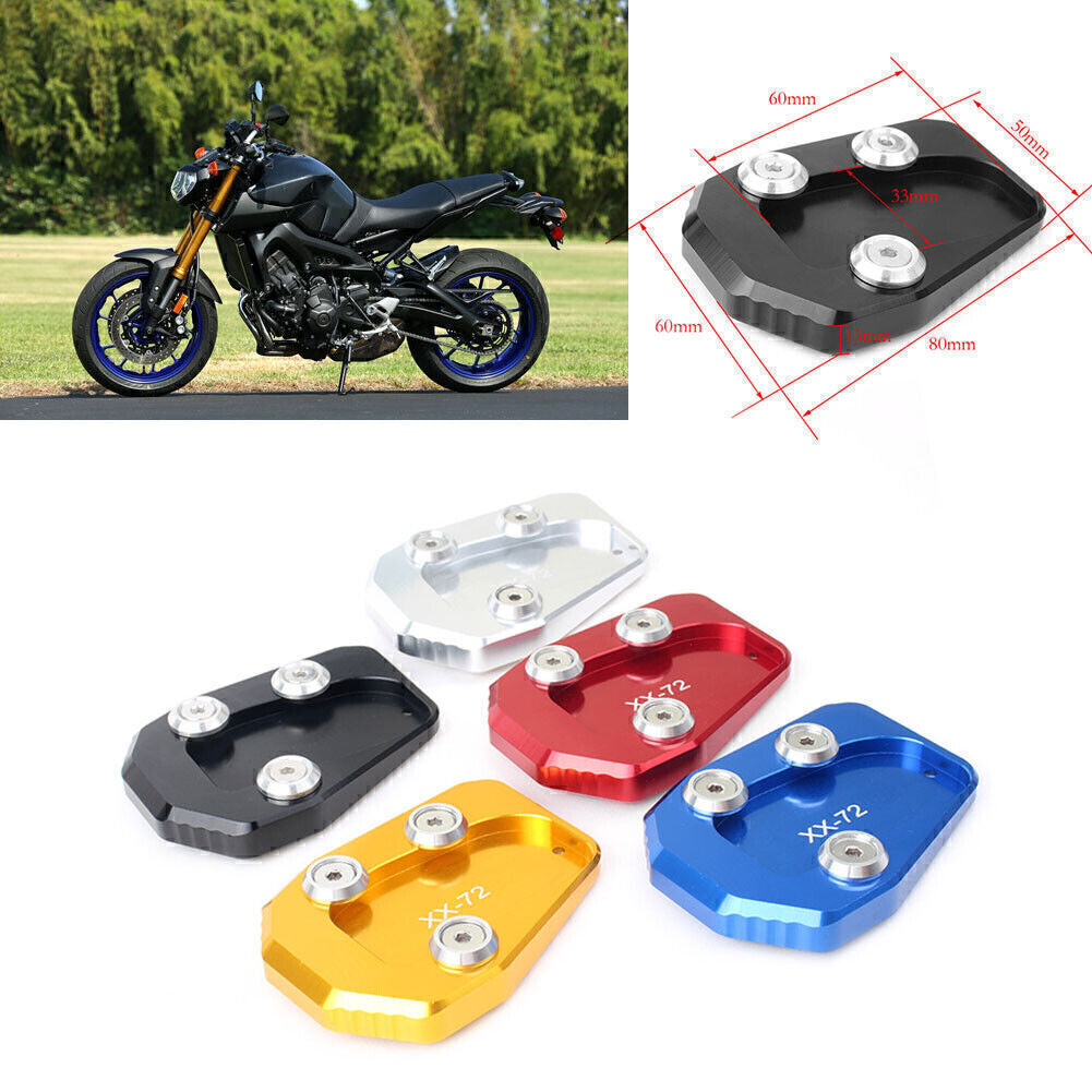 Fit for YAMAHA MT-09 2013 - 2016 Side Stand Kickstand Plate Pad Base UK