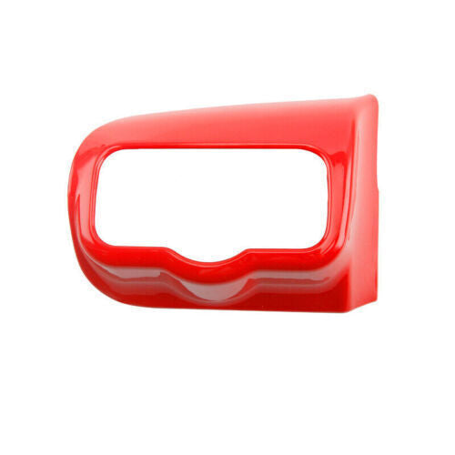 Trim Headlight Switch Control Frame ABS Red for Benz A-Class CLA 2019-2021 2023
