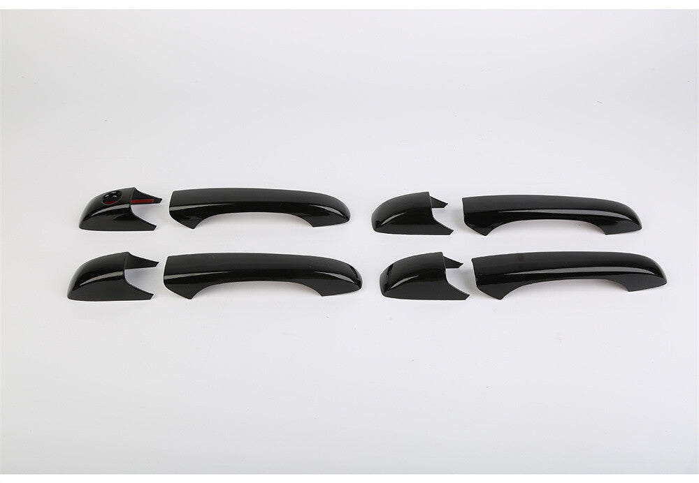 8Pcs Black ABS Side Door Handle Panel Cover for Jeep Patriot 2011-16 Accessories