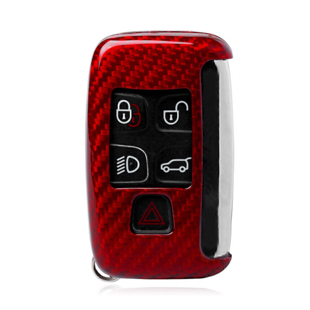 Red Remote Key Case Fob Shell Cover Fit for Land Rover for Jaguar ABS Q