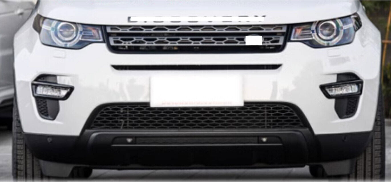 For Discovery Sport 2016-19 Glossy Black Front Bumper Fog Light Frame Replace 2X
