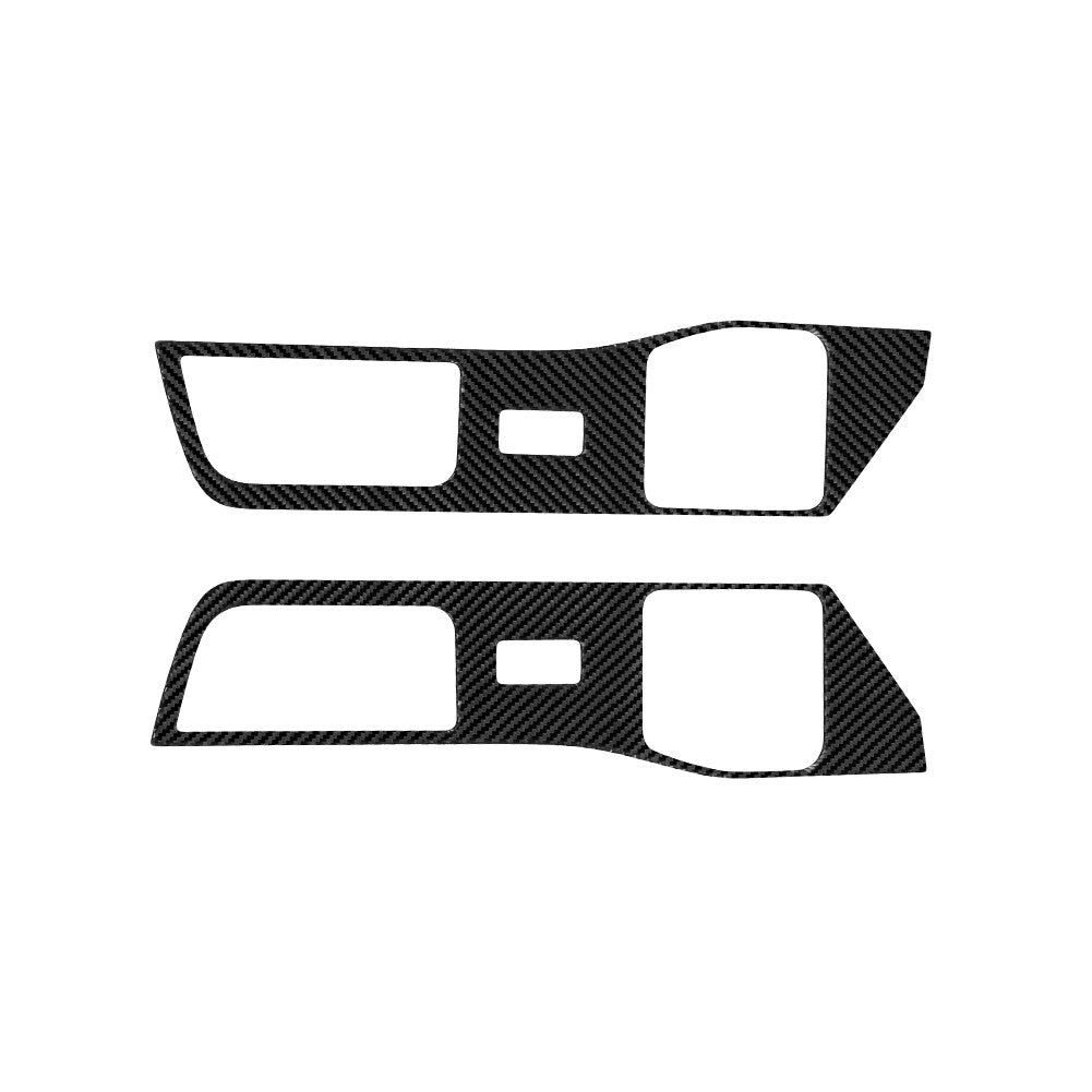 Carbon Fiber Passenger Storage Panel Cover Trim For X5 E70 X6 E71 2008-2013 v
