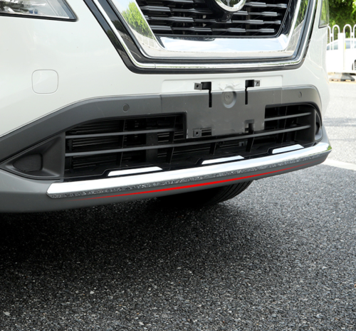 for Nissan Rogue 2021-2024 Front Lower Bumper Chrome Protector Strip Cover Trim