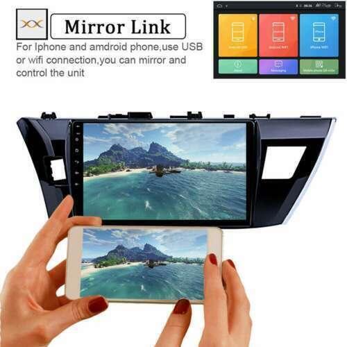bluetooth for Toyota for Corolla 2014-2016 Android 10.1 Car Stereo Radio Wifi Player