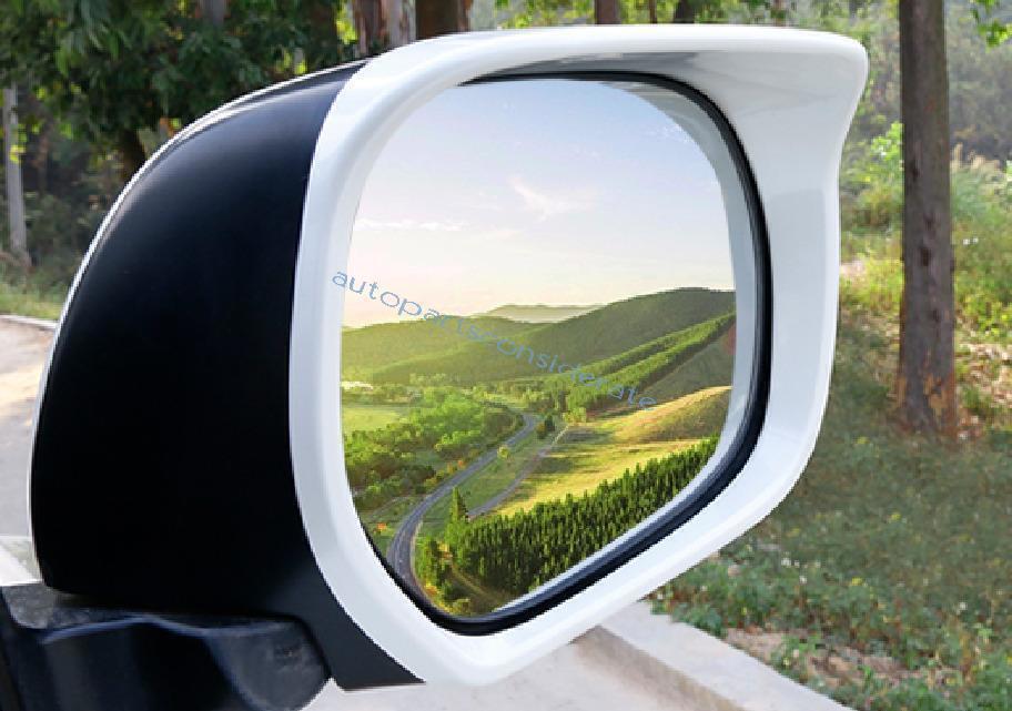 for Toyota for Land Cruiser LC200 2013-21 White Rear View Mirror Eyebrow Frame Trim