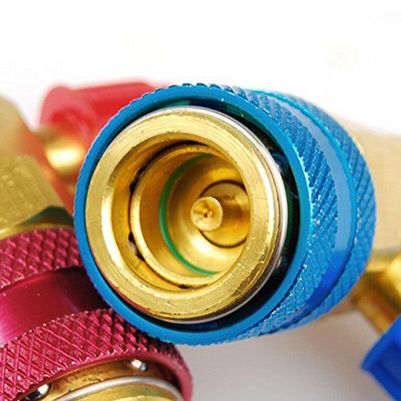 R134a Air Conditioning Quick Connector, Air Conditioning Manifold Instrument High/Low Coupling System