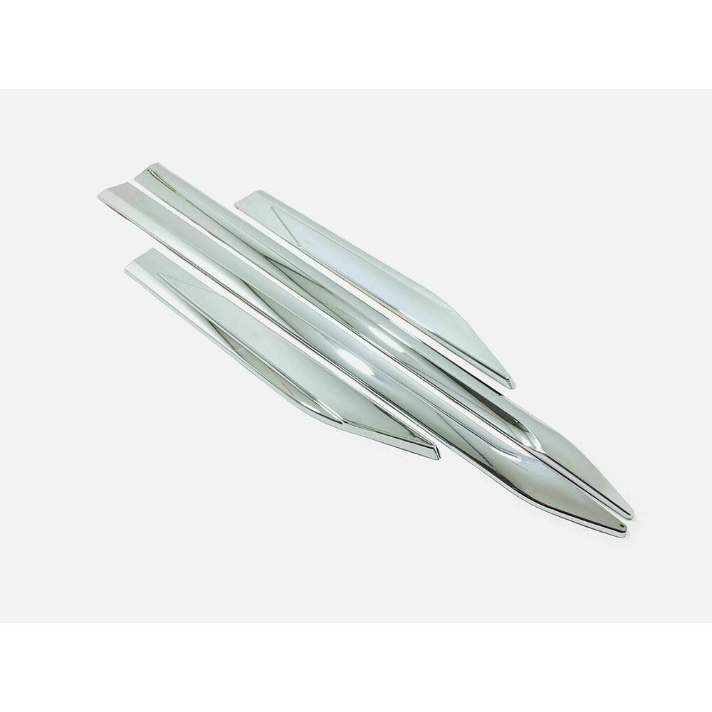ABS Chrome Side Door Guard Molding Strip Cover Trim for Toyota RAV4 2019-2024