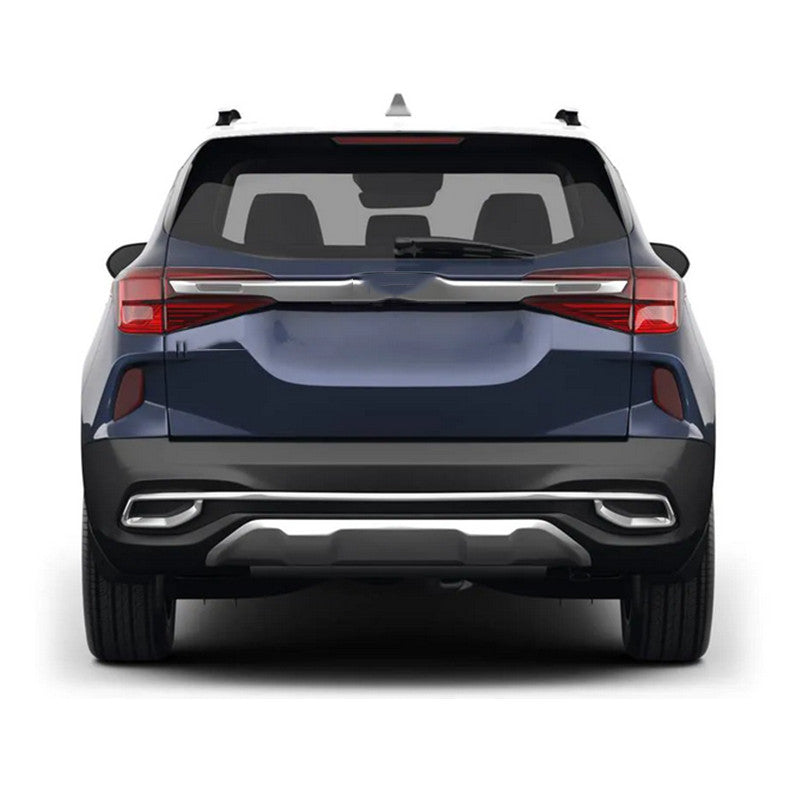 for Kia Seltos 2020-23 Chrome ABS Rear Bumper Cover protector Trim Guard Set 3x