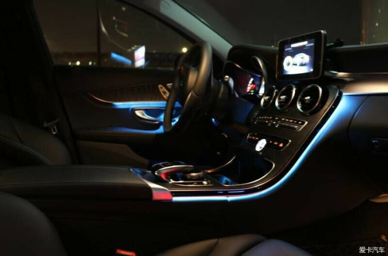 Illuminated Retrofit 3 color interior LED Ambient light for Mercedes CLA GLA