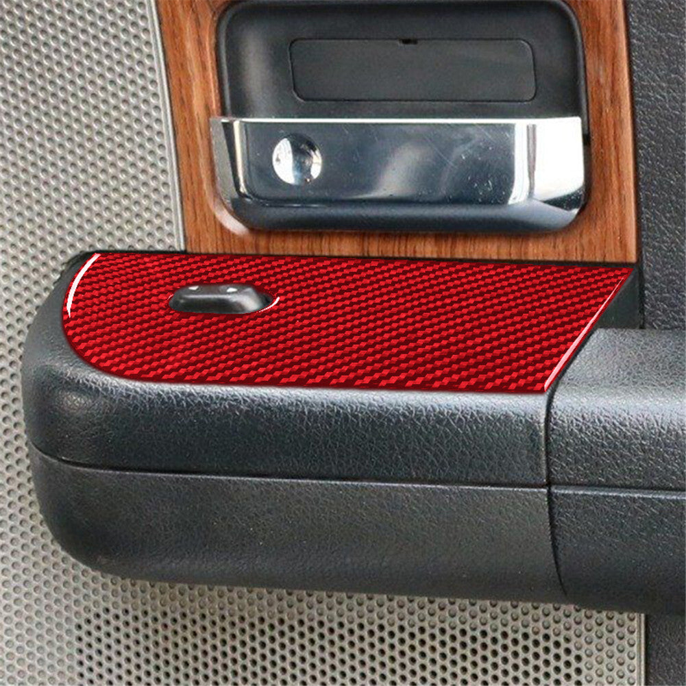 Carbon Fiber Interior Headlight Switch Panel Cover Trim for Audi A6 C8 2019-2021 v