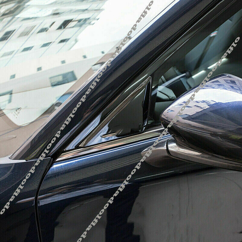 Chrome Black Pillar Panels for Mazda CX-30 20-22 Door Cover Piano Post Trims Kit