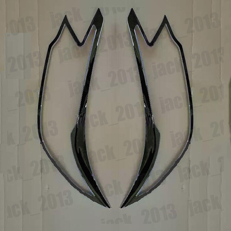 2pcs Black Chrome Front Head Light Lamp Cover Trim for Honda CRV CR-V 2012-2014