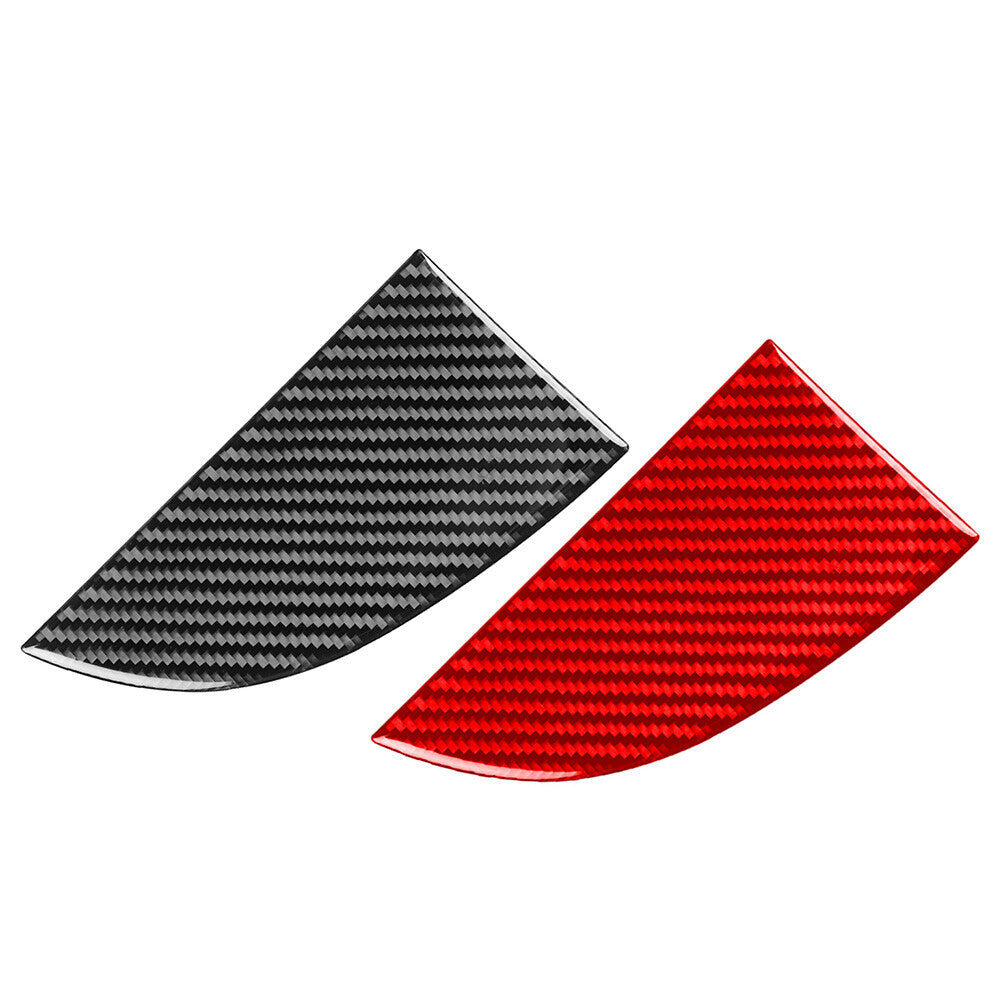 Carbon Fiber Below Driver Side Air Vent Panel Cover Trim for Fiat 500 2012-2015