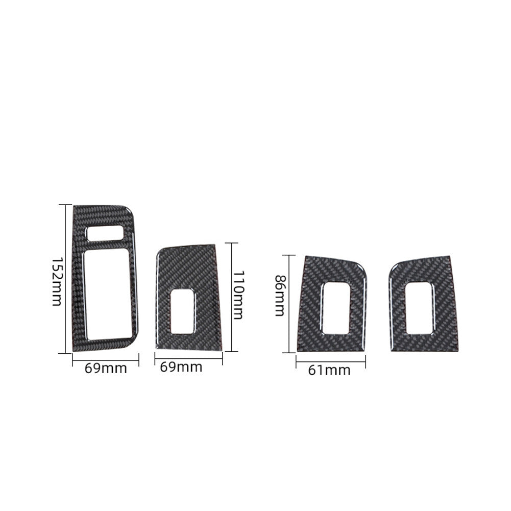 For Z4 E89 2009-2016 Carbon Fiber Interior Speedometer Surround Cover Trim v