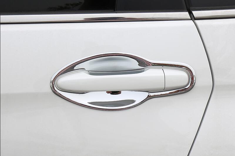 6P For Highlander 2020-2024 Chrome Rearview Side Mirror Cover Trim Decors v