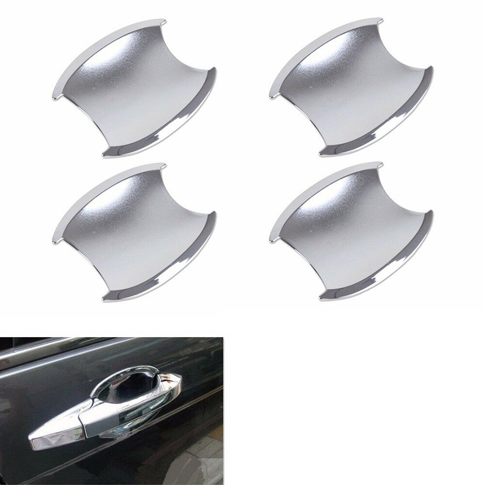 4Pcs Door Handle Cup Bowl Trim Chrome Fit for 2007 to 2011 for Honda for CR-V