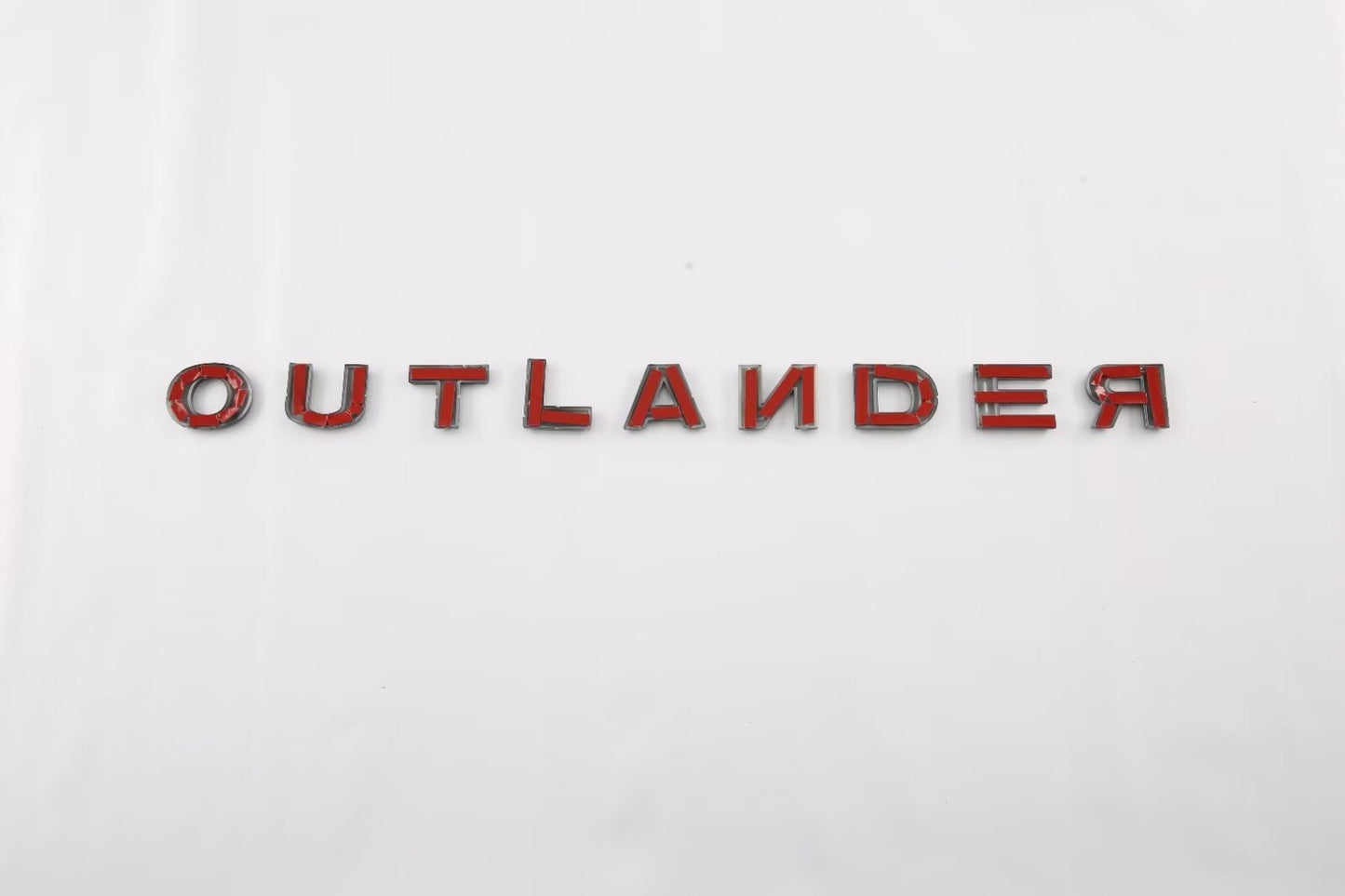 for Mitsubishi Outlander 2023 Accessories Letter Logo Emblem Decal 3D Sticker