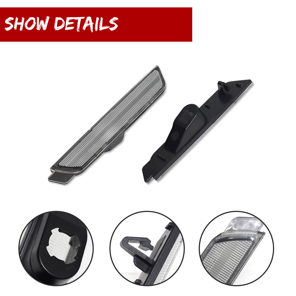 For 2010-15 for Camaro Clear Lens Rear Side Marker Light Housing Replacement Kit - v