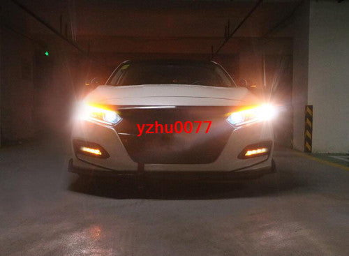 for Honda Accord 2018-2020 LED DRL Front Bumper Fog Lights Daytime Running Lamps