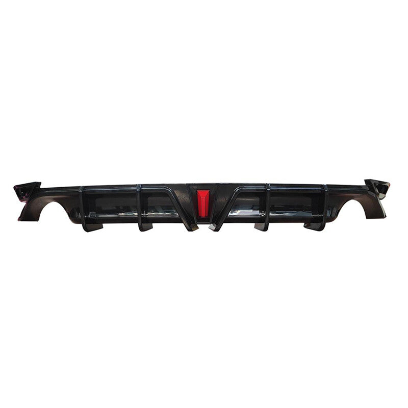 Black rear bumper lip, lower diffuser, LED accents. Suitable for 2018-23 for Toyota for Camry LE XLE. Q