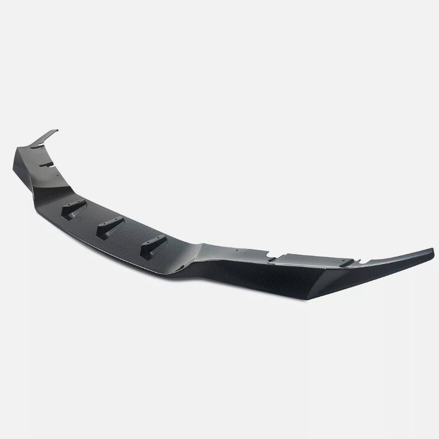 Suitable for 2018, 2019, and 2020 for BMW M5 F90 LCI GTS, this carbon fiber-style front engine lip diffuser is designed for use with these models. Q