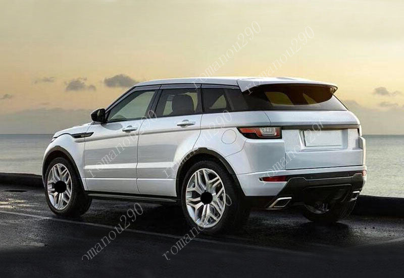 Black Window Vent Shades Sun Rain Guard for Land Rover for Range Rover Evoque 12-19
