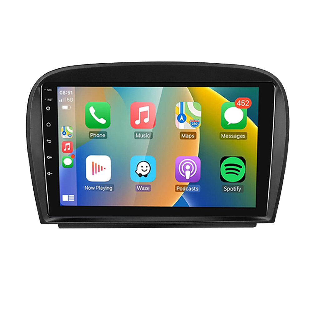 Fascia car stereo radio panel trim 9-inch frame for SL-Class R230 2004-2011- n