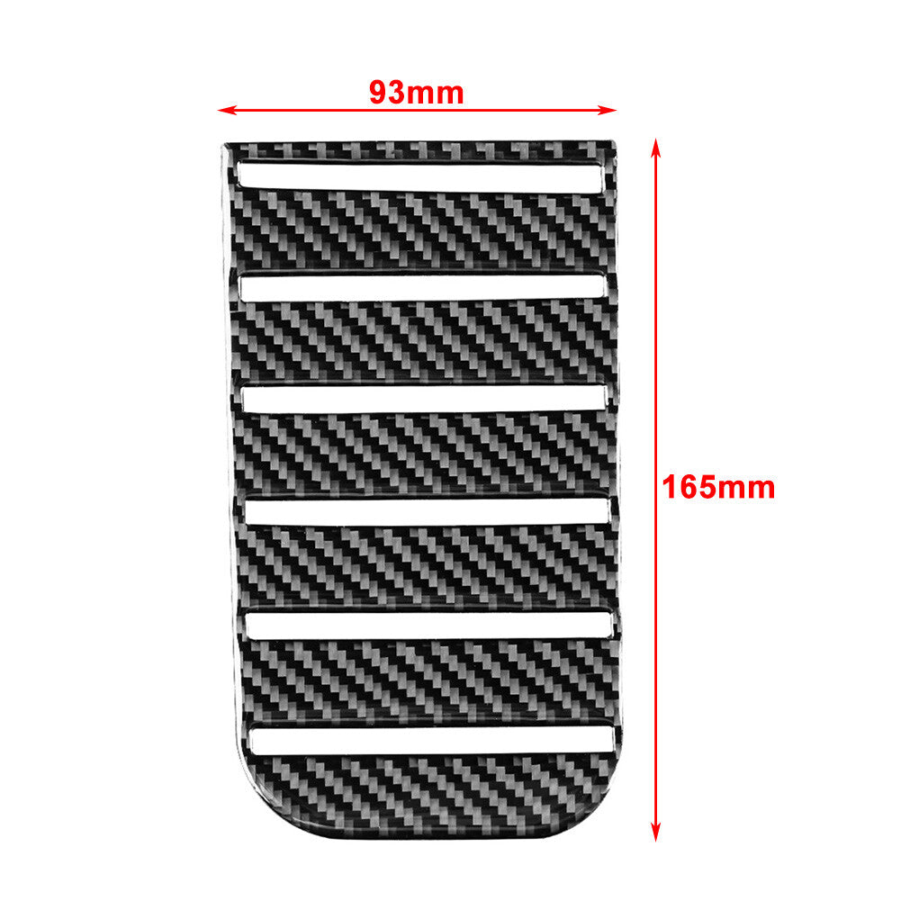 Carbon Fiber Armrest Box Slot Panel Cover Trim FIT for Toyota Tundra 2014-2021