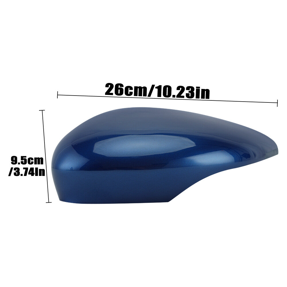 2¡ÁF¨¹r for Ford Fiesta MK7 2009-2017 Aussenspiegel Spiegelkappe Abdeckung Marineblau
