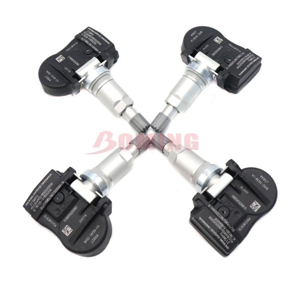 Four new TPMS tire pressure sensors for Land Rover LR4 and for Jaguar 315MHz BH52-1A159-CA