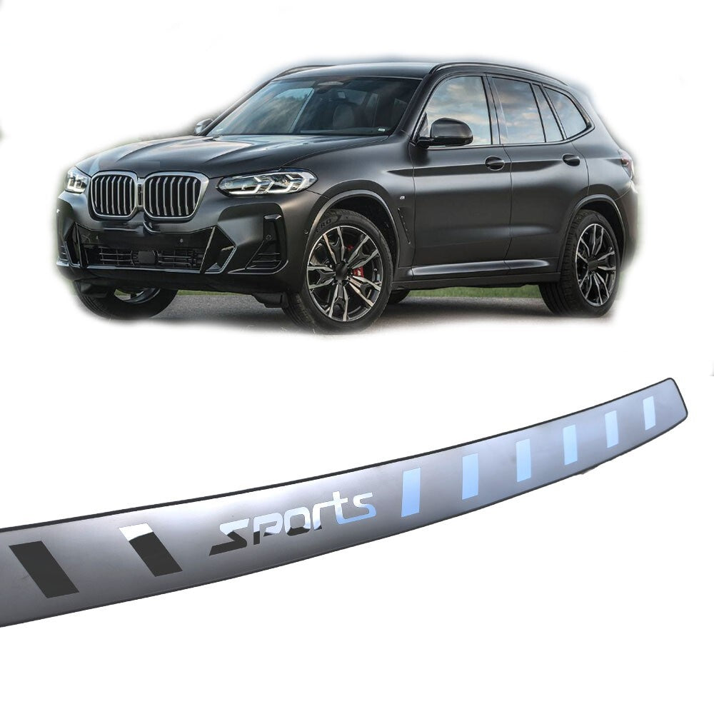 for BMW X3 2021 Car Accessories Car Rear Boot Bumper Protector Scuff Guard Trims