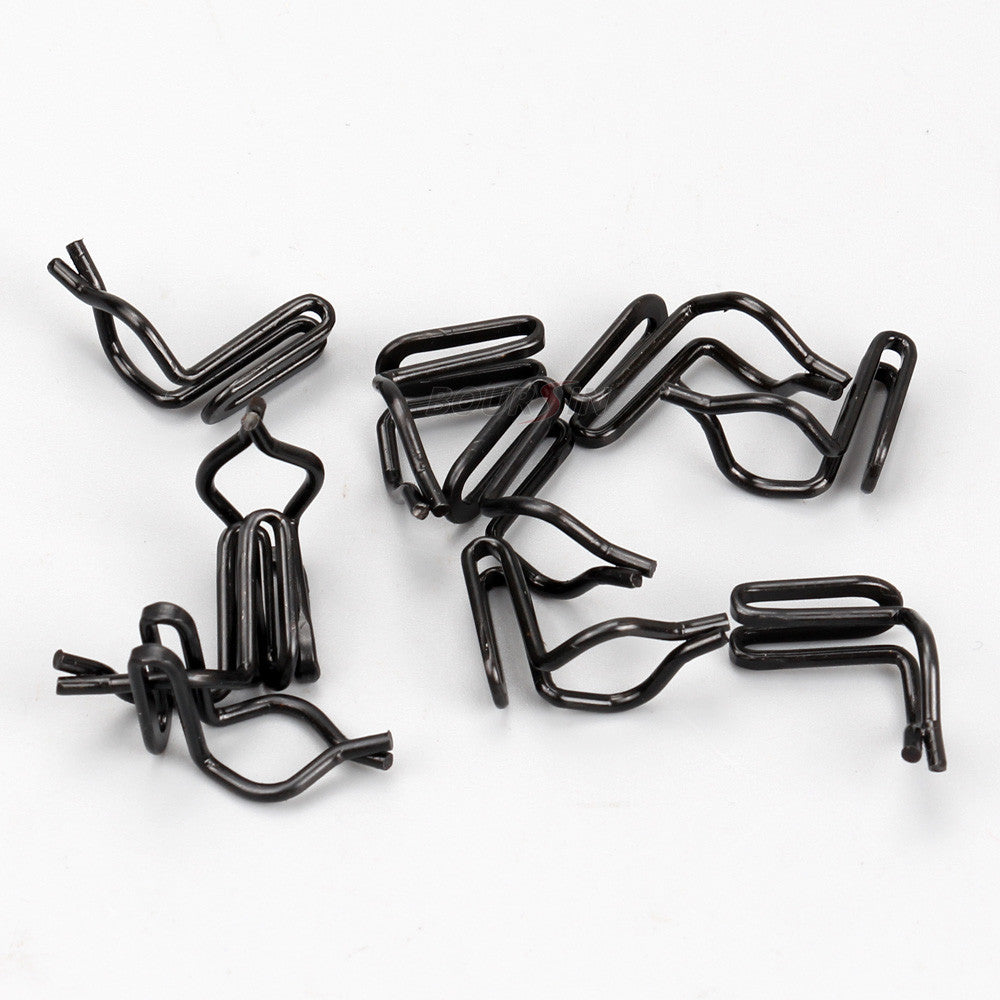 20 Pcs, for Dodge for Charger Coronet Door Panel Wire Clips, Black Metal Q