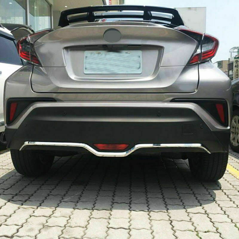 for Toyota CHR C-HR 2018-22 Rear Bumper Protector Decorate Cover Trim Chrome 1P