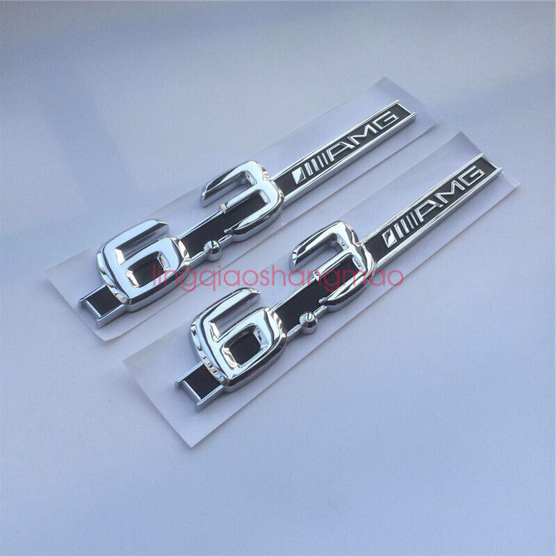2 new 6.3 badge side panels C63 S63 ML63 SL63 CLS CLK CES grade
