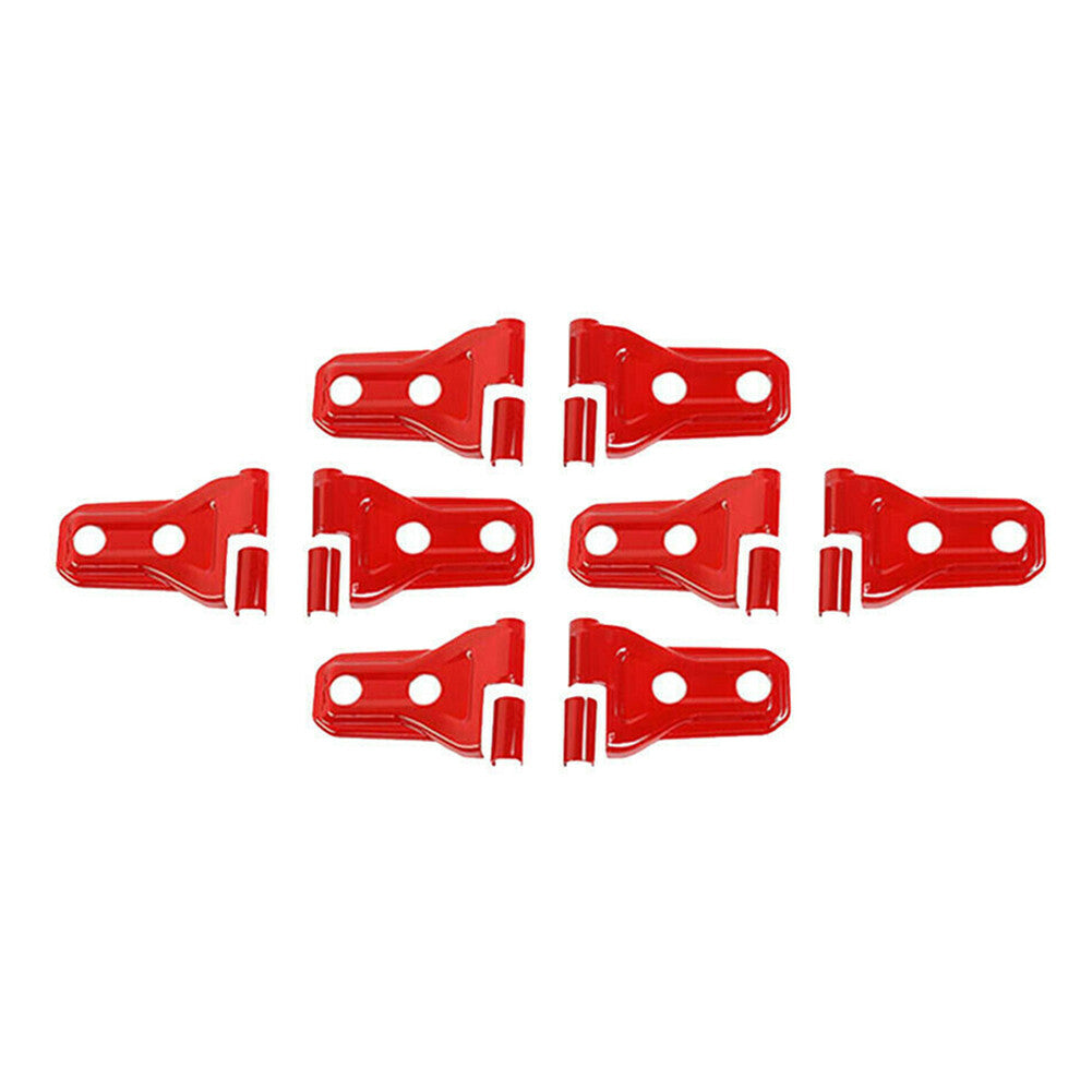 8pcs Black Door Hinge Covers Trim for Jeep for Wrangler JL 18+